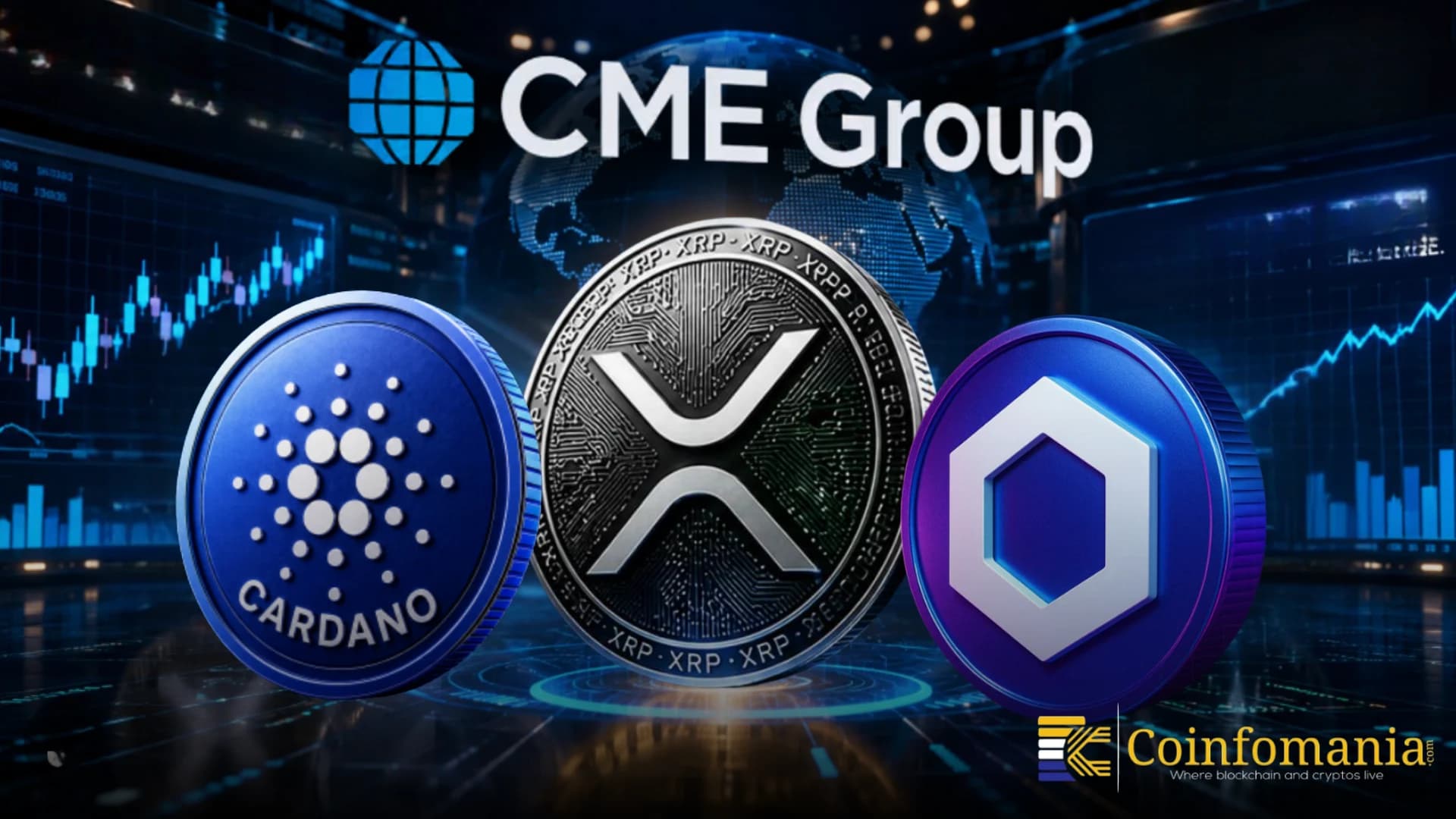 CME Launches Crypto Index Futures Including XRP ADA and LINK
