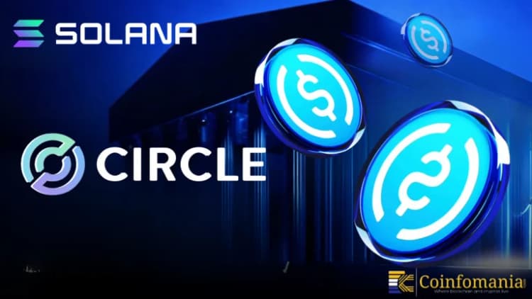 Circle выпустила $500 млн USDC на Solana, недельное количество достигло $2 млрд