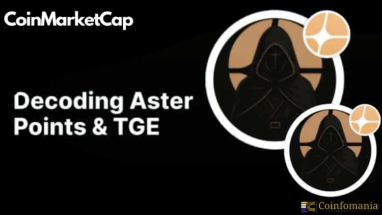 CoinMarketCap Backs Aster DEX After Successful TGE