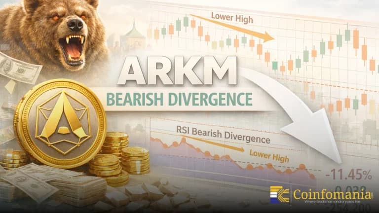 ARKM Bearish Divergence Signals Possible Price Drop