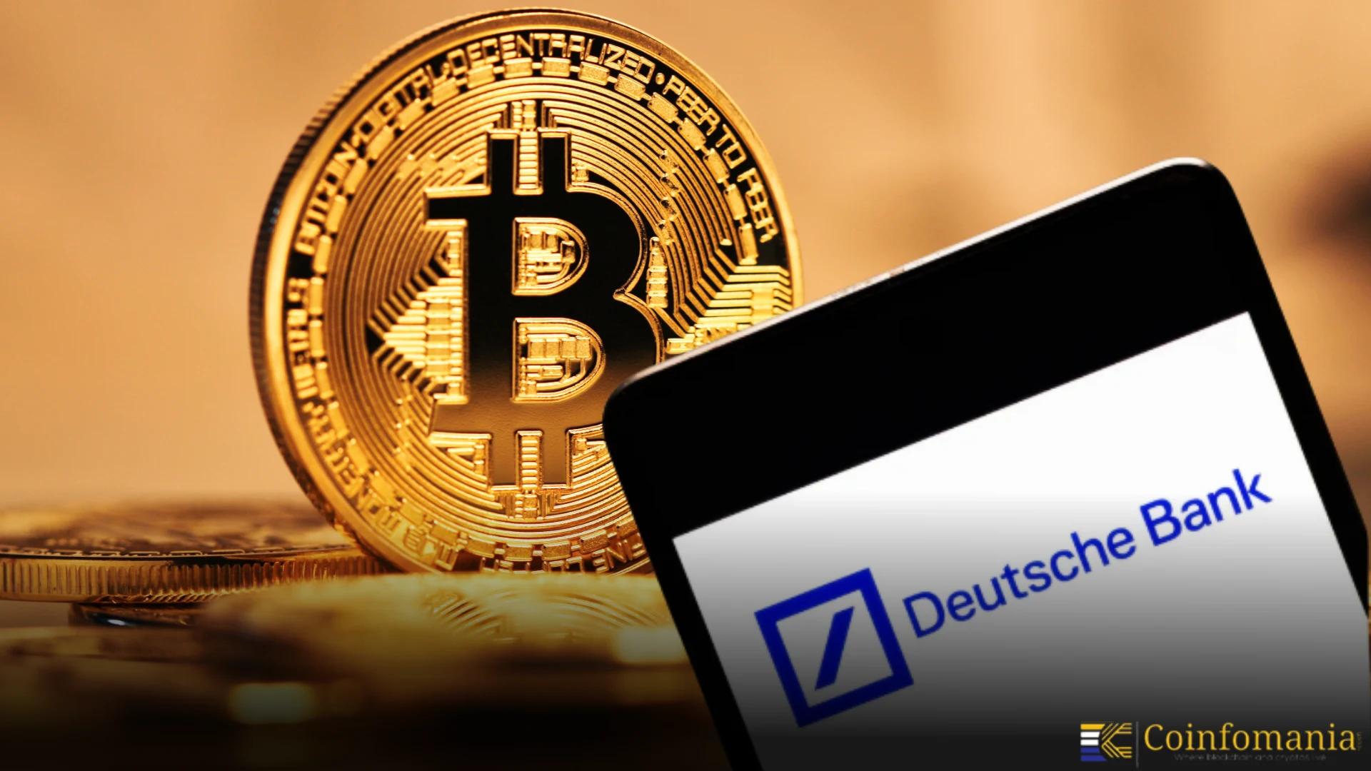 Deutsche Bank prevé que las reservas de Bitcoin aumenten junto al oro