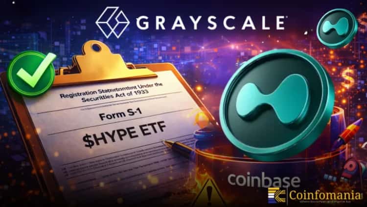 Grayscale Dépose un S-1 pour le ETF $HYPE avec la Garde de Coinbase