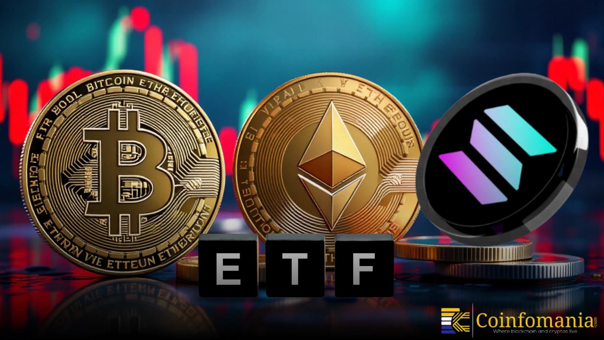 Nhu cầu từ các tổ chức vẫn mạnh mẽ khi Bitcoin, Ethereum, Solana và các quỹ ETF thu hút thêm 530 triệu đô la