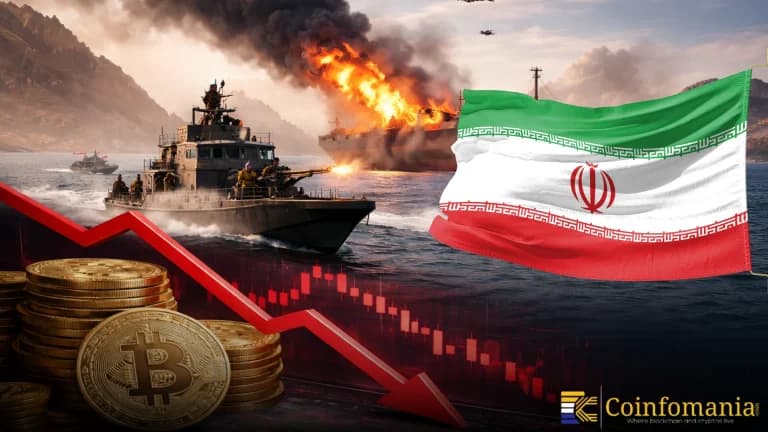 Iran Stenger Hormuzstredet Igjen Mens Bitcoin Faller Kraftig
