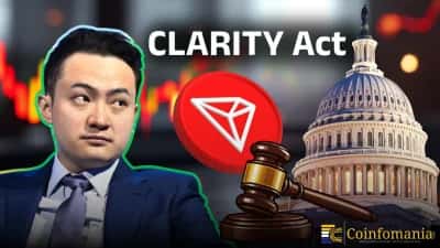 Justin Sun Afirma que los 3.2M de Usuarios de TRON lo Colocan por Delante de la Ley CLARITY