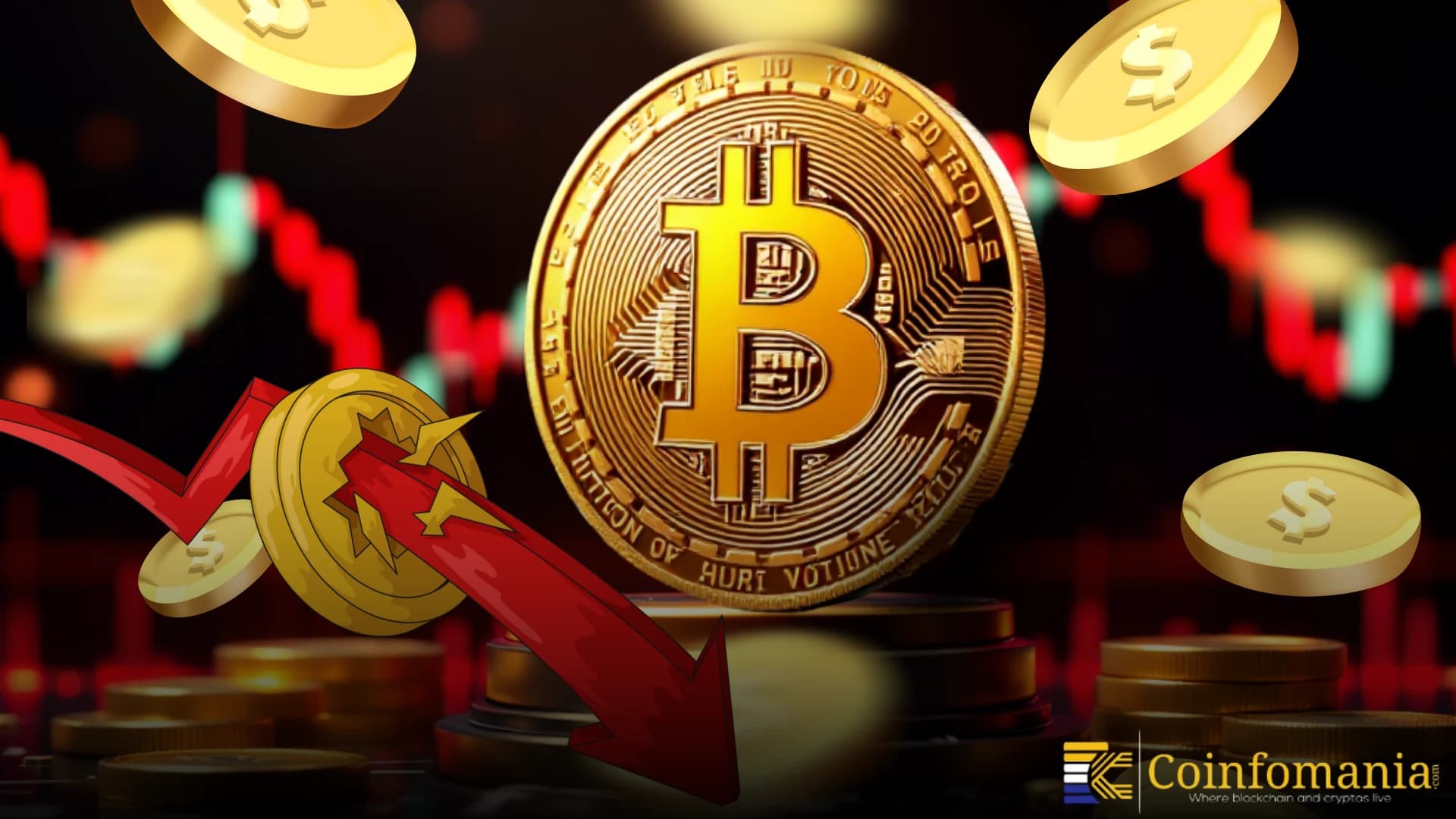 Биткоин упал на 4000 долларов на фоне опасений торговой войны, спровоцировавших ликвидации