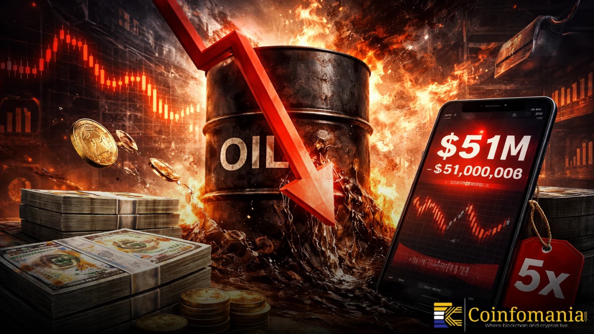 การเปิดสถานะชอร์ตน้ำมันเบรนท์มูลค่า 51 ล้านดอลลาร์ด้วยเลเวอเรจ 5 เท่าก่อให้เกิดการถกเถียง