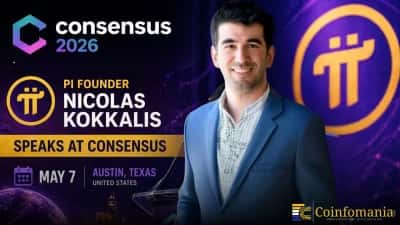 Основатель Pi Николас Коккалис выступит на Consensus 2026 7 мая