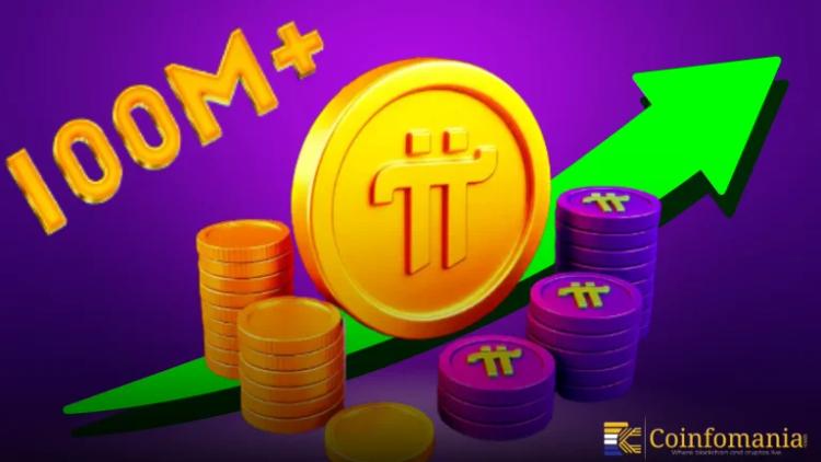 شبكة Pi تتجاوز 100 مليون عملية تنزيل وتتخطى Coinbase وOKX