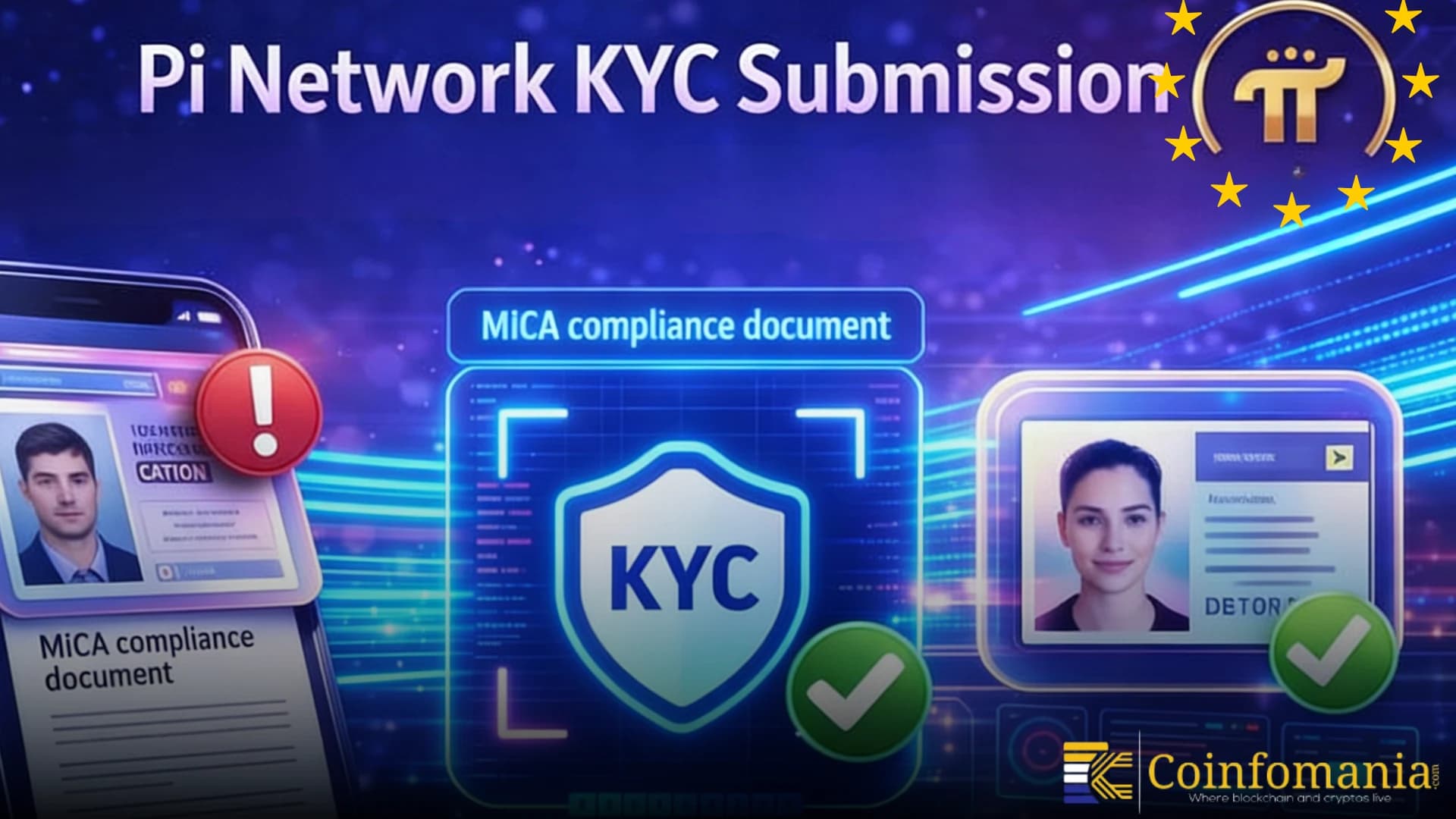 شبكة Pi تكشف وثيقة الامتثال لـ MiCA وتحديث KYC مدعوم بالذكاء الاصطناعي