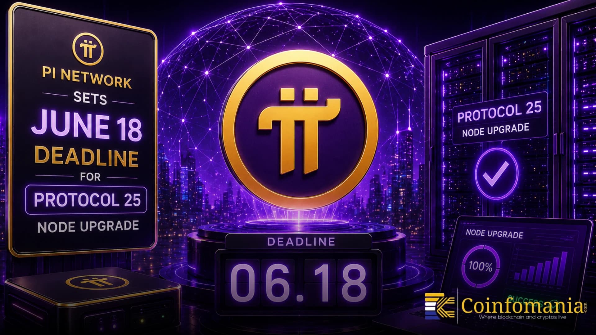 Pi Network Sets June 18 Deadline for Protocol 25 Node Upgrade