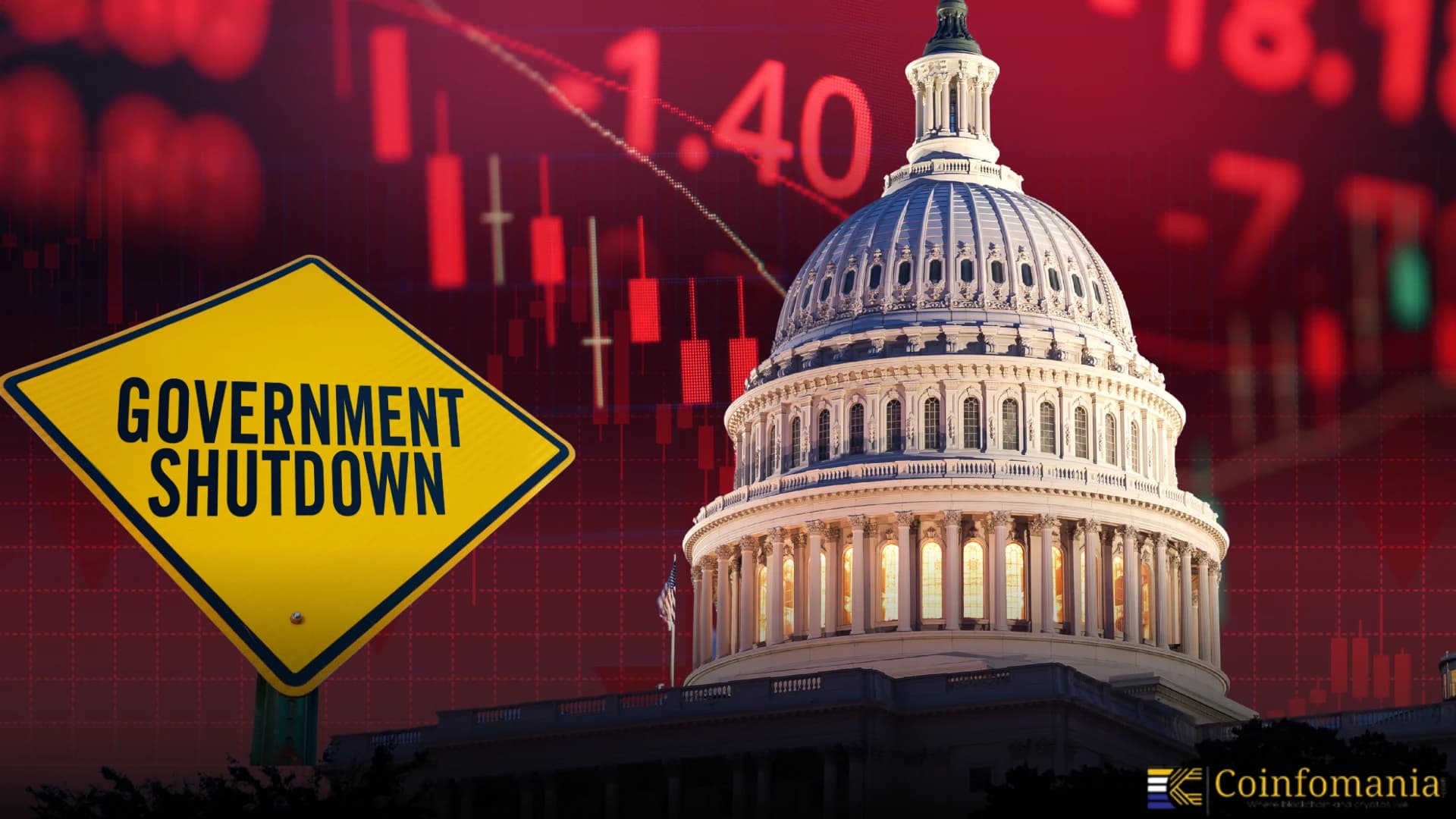 56% Chance U.S. Shutdown Lasts 10 More Days, Prediction Markets Show