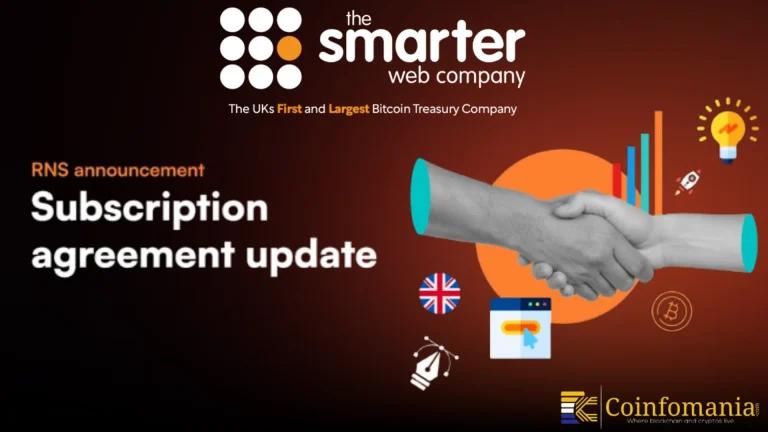 Smarter Web Confirms No Share Sales Under Subscription Deal
