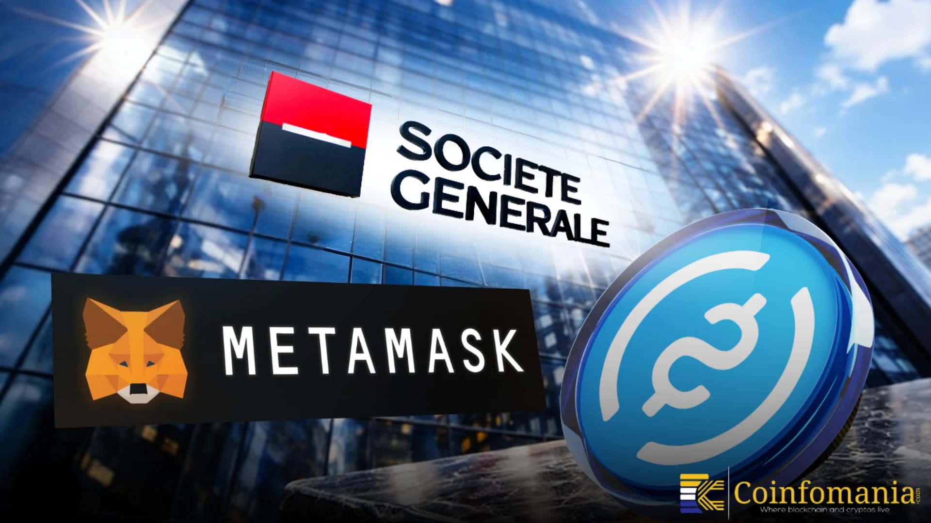 Societe Generale integriert Stablecoin USDCV in MetaMask