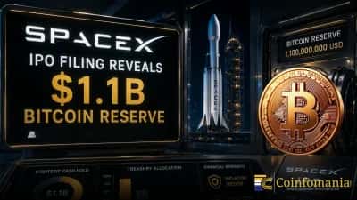 การยื่นขอ IPO ของ SpaceX เปิดเผยเงินสำรอง Bitcoin มูลค่า 1.1 พันล้านดอลลาร์ในฐานะเงินสดเชิงกลยุทธ์