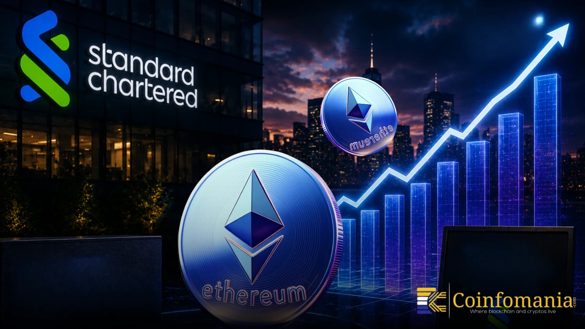 Standard Chartered Bank Doubles Down On Bold Ethereum Forecast