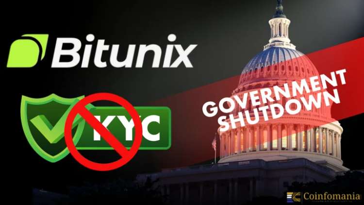 Rischio di Shutdown del Governo USA Ritarda le Politiche Crypto, Bitunix Lancia Bonus No-KYC