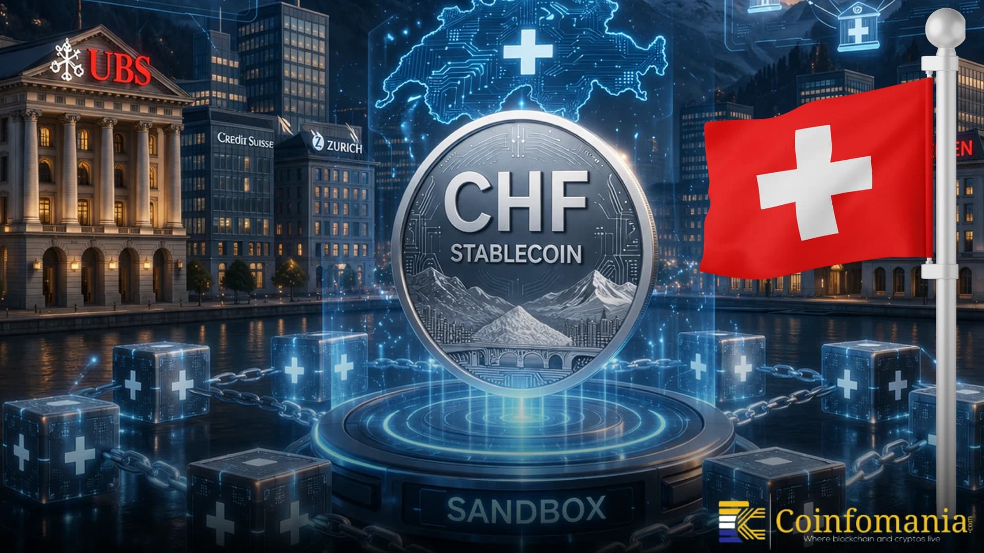 UBS Joins Swiss Banks to Launch Franc Stablecoin Sandbox
