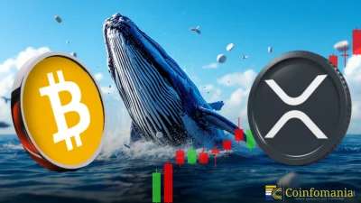 حوت بيتكوين يفتح مراكز بيع ضخمة على BTC وXRP