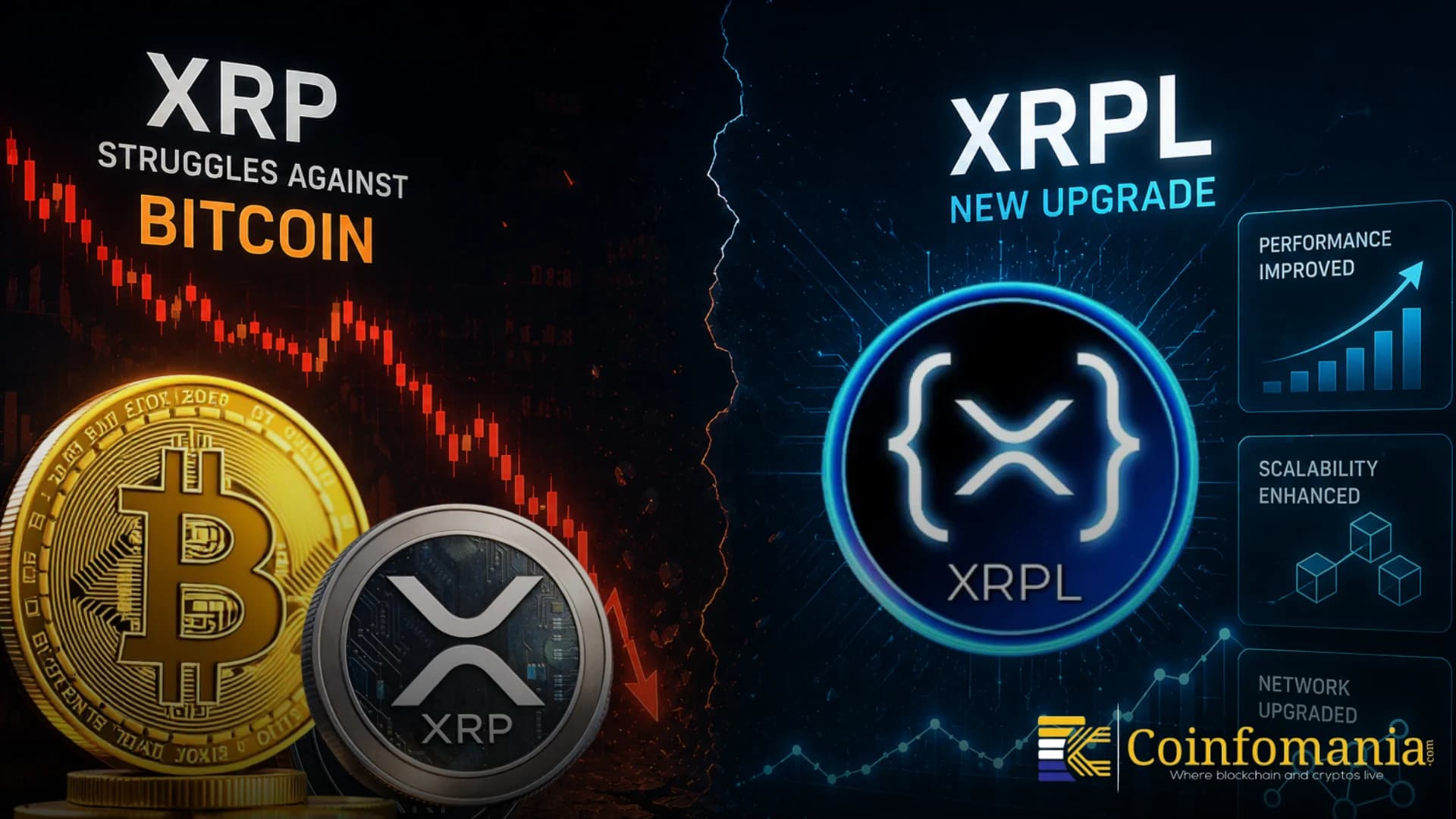 XRP Struggles Against Bitcoin as XRPL Rolls Out New Upgrade