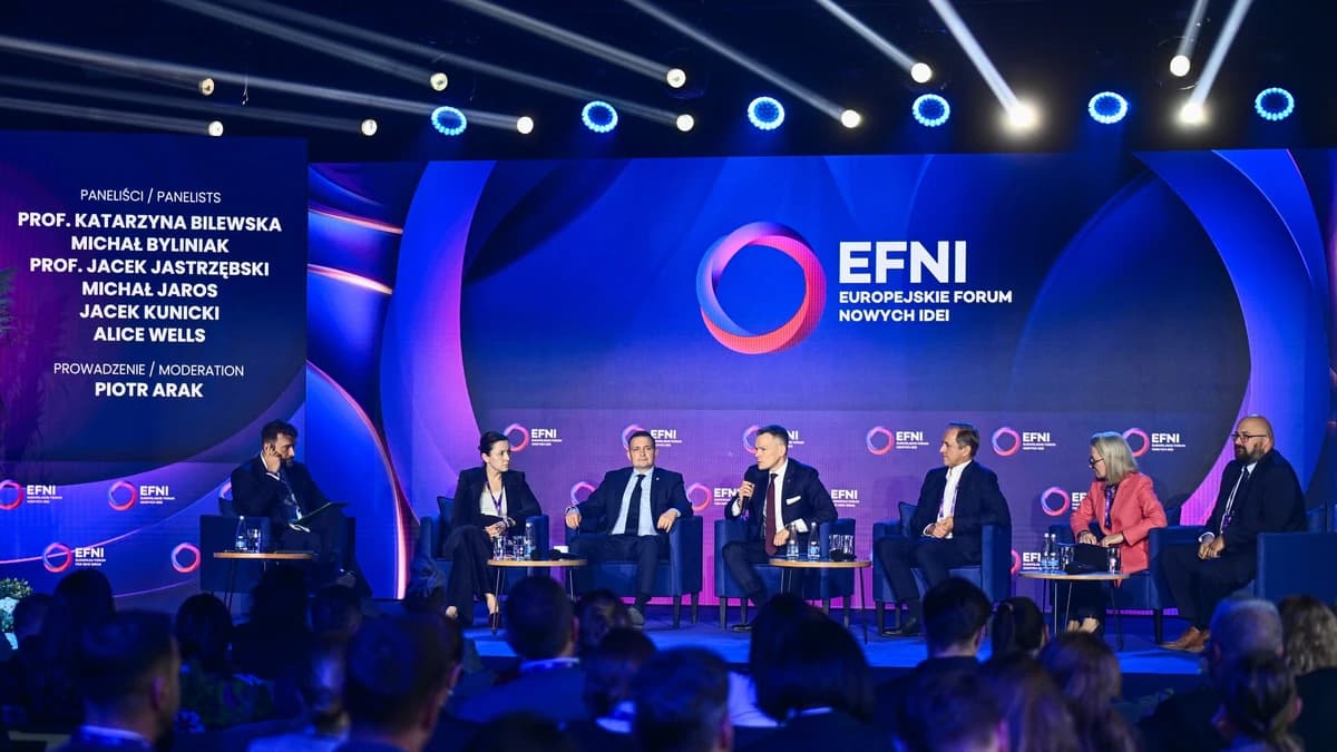 Jacek Jastrzębski Addresses Economic Uncertainty at EFNI Panel