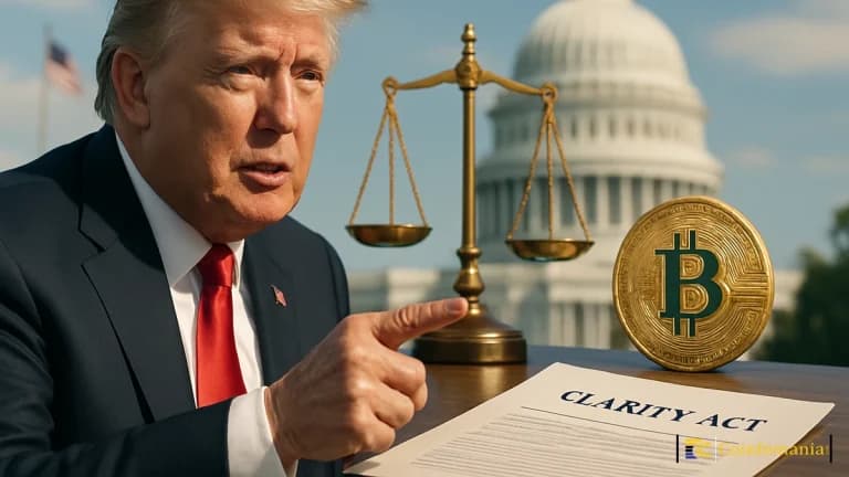 Trump Advocates for Clarity Act as Crypto Policy Activity