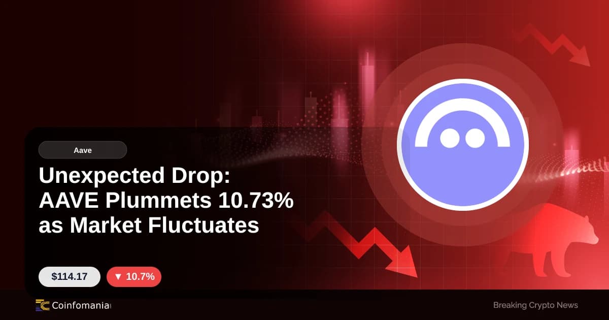 AAVE Preis heute: Unerwarteter Rückgang um 10,73% durch
