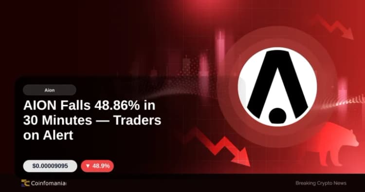 AION Falls 48.86% in 30 Minutes — Traders on Alert