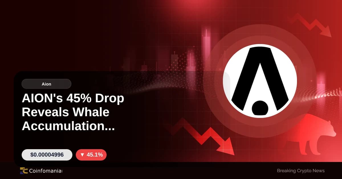 AION’s 45% Drop Reveals Whale Accumulation Patterns