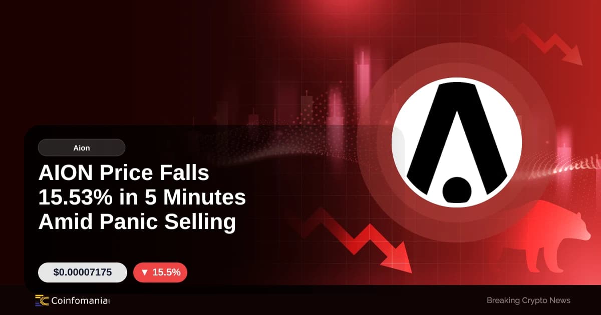 AION Price Falls 15.53% in 5 Minutes Amid Panic Selling