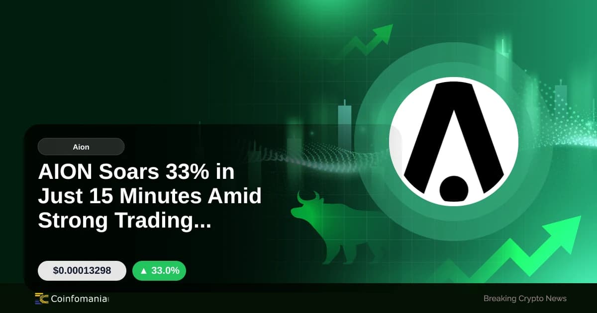 AION Soars 33% in Just 15 Minutes Amid Strong Trading Action