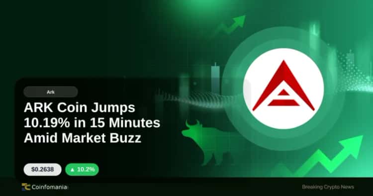 ARK Coin Jumps 10.19% in 15 Minutes Amid Market Buzz