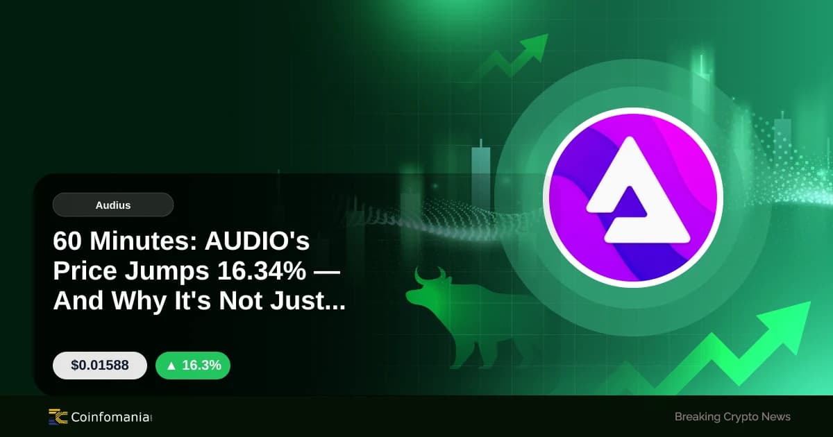 60 Minutes: Le prix de l’AUDIO saute de 16,34% Et pourquoi ce n’est pas juste du battage médiatique