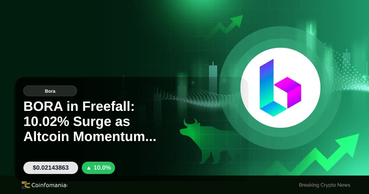 BORA in Freefall: 10.02% Surge as Altcoin Momentum Shifts