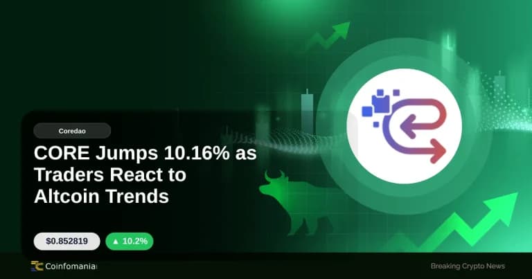 CORE Jumps 10.16% as Traders React to Altcoin Trends
