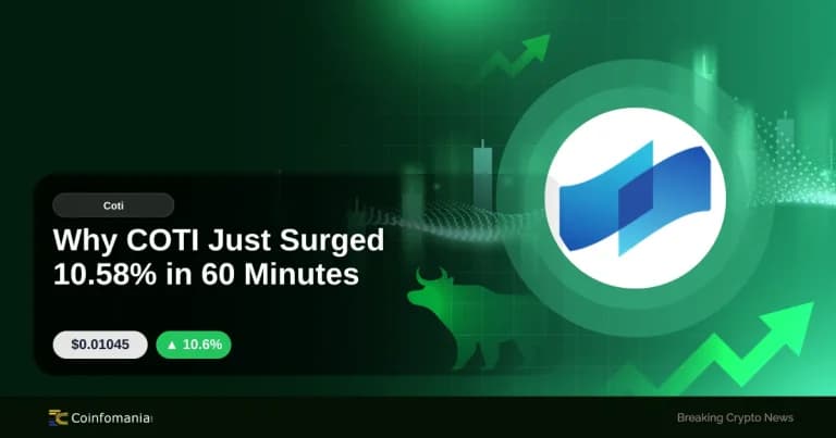 Why COTI Just Surged 10.58% in 60 Minutes