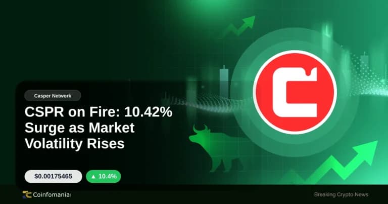 CSPR on Fire: 10.42% Surge as Market Volatility Rises