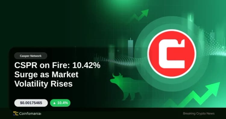 CSPR on Fire: 10.42% Surge as Market Volatility Rises