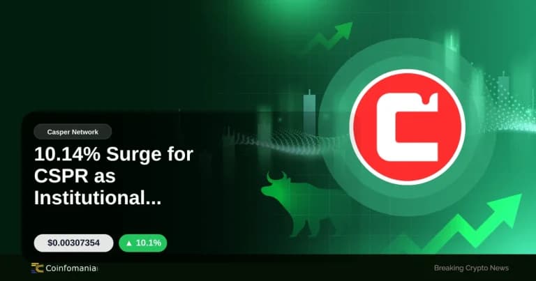 10.14% Surge for CSPR as Institutional Interest Grows