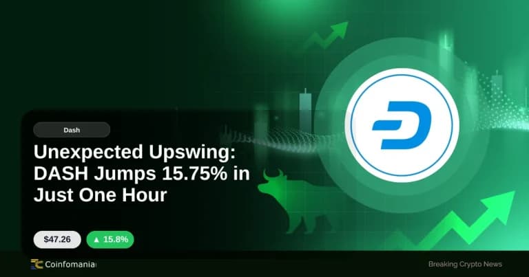 Unexpected Upswing: DASH Jumps 15.75% in Just One Hour