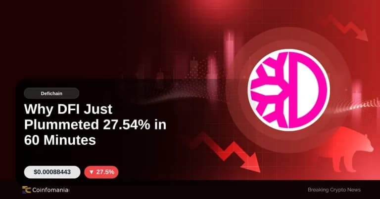 DFI сегодня упал на 27,54% всего за 60 минут