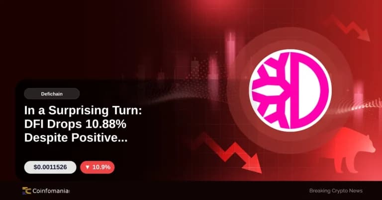 In a Surprising Turn: DFI Drops 10.88% Despite Positive 24-Hour Gains