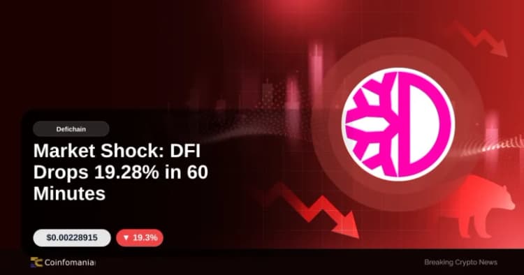 Market Shock: DFI Drops 19.28% in 60 Minutes