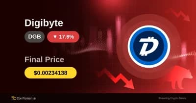 ราคา DGB ร่วง 17.6%: วาฬกำลังขายออกหรือไม่?