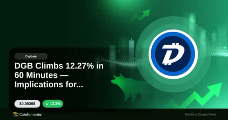 DGB Climbs 12.27% in 60 Minutes — Implications for Traders