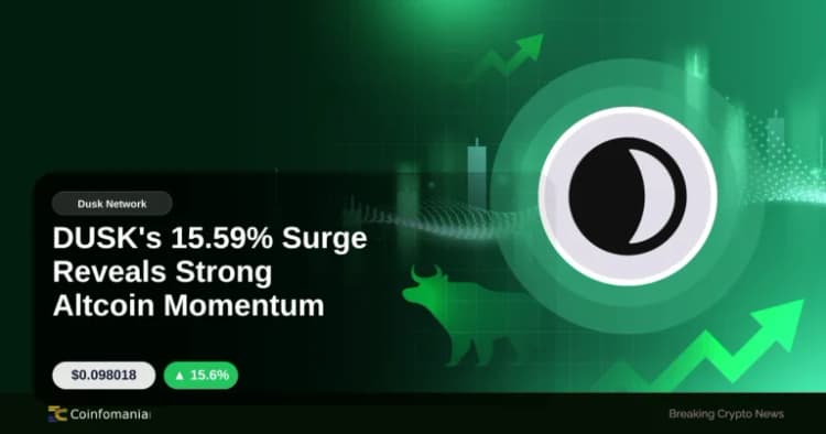 DUSK’s 15.59% Surge Reveals Strong Altcoin Momentum
