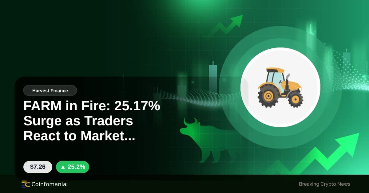 FARM in Fire: 25.17% Surge as Traders React to Market Trends