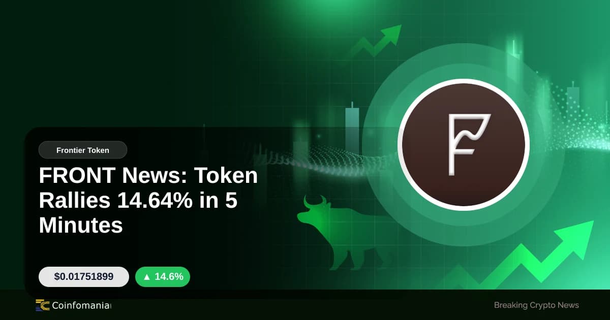 FRONT News: Token Rallies 14.64% in 5 Minutes