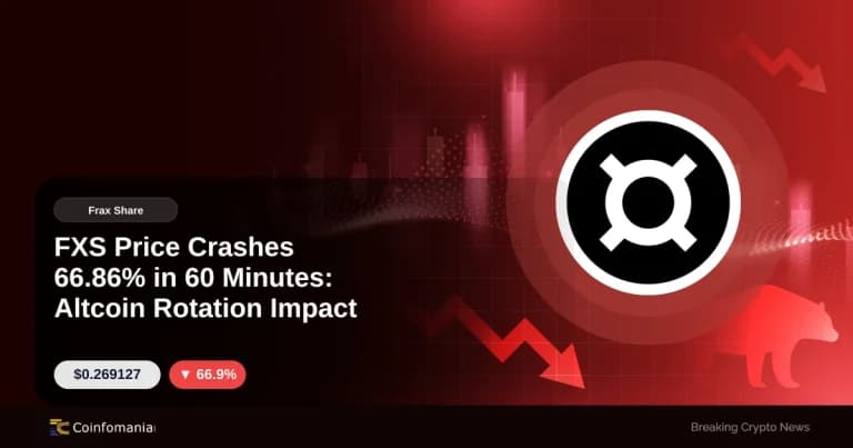 FXS Price Crashes 66.86% in 60 Minutes: Altcoin Rotation Impact