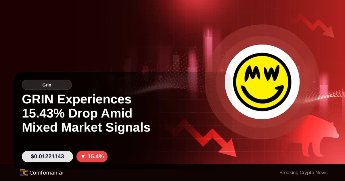 GRIN Experiences 15.43% Drop Amid Mixed Market Signals